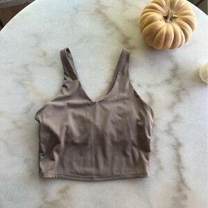 All in Motion nude taupe activewear tank top with built in bra